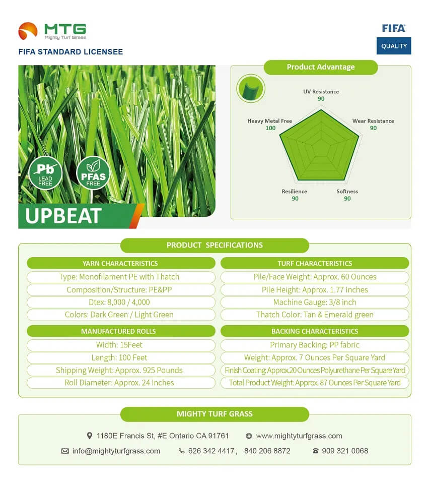 Upbeat Specification