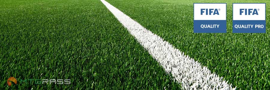 fifa fotbollsplan med konstgräs 