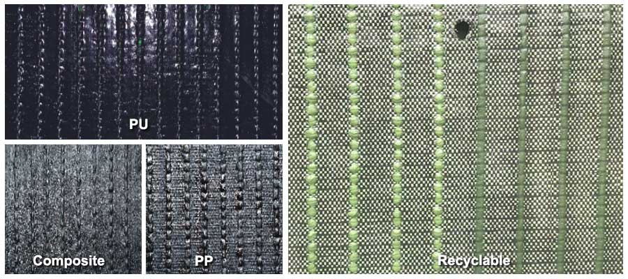 football turf backing