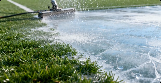 Идеальная поверхность для напыления льда