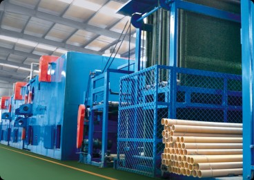 人工芝製造工場