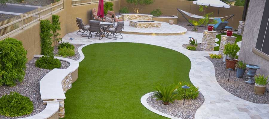 takapihalla tekonurmi koristelu idea