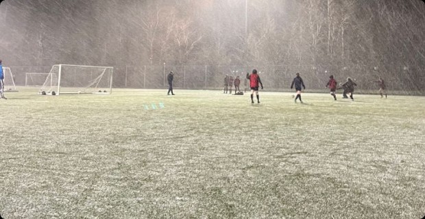 cage football pitches all year