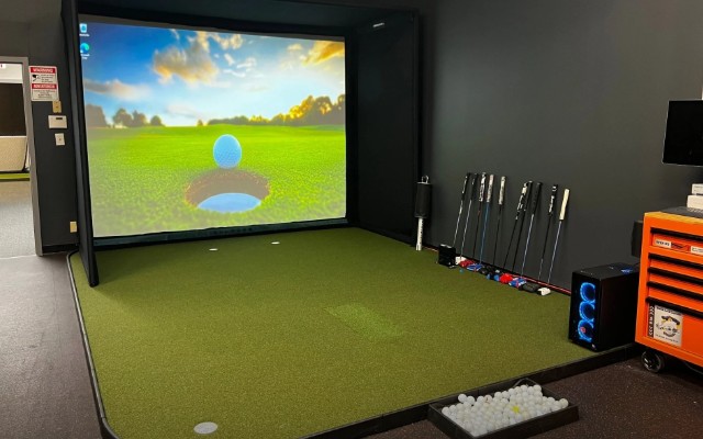 driving range hitting bay flooring