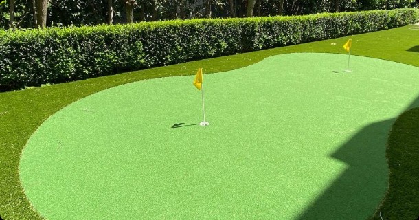 relva para putting green de golfe