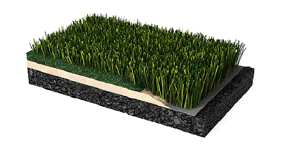 サッカー用人工芝システム