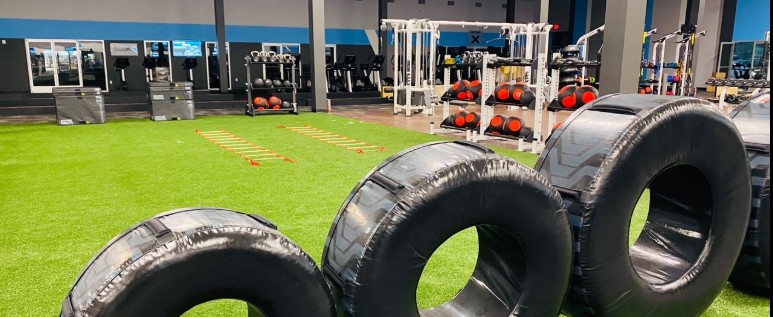gym turf core flooring